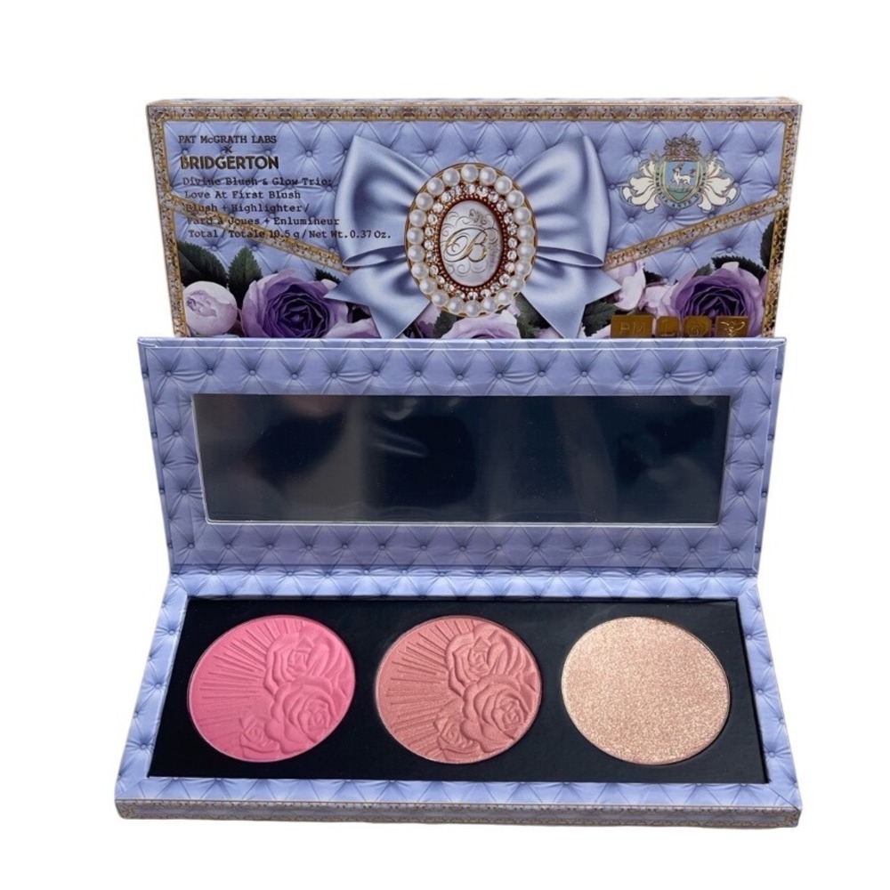 Pat McGrath Labs x Bridgerton Divine Blush & Glow Trio Love At First Blush, NIB - Picture 4 of 8